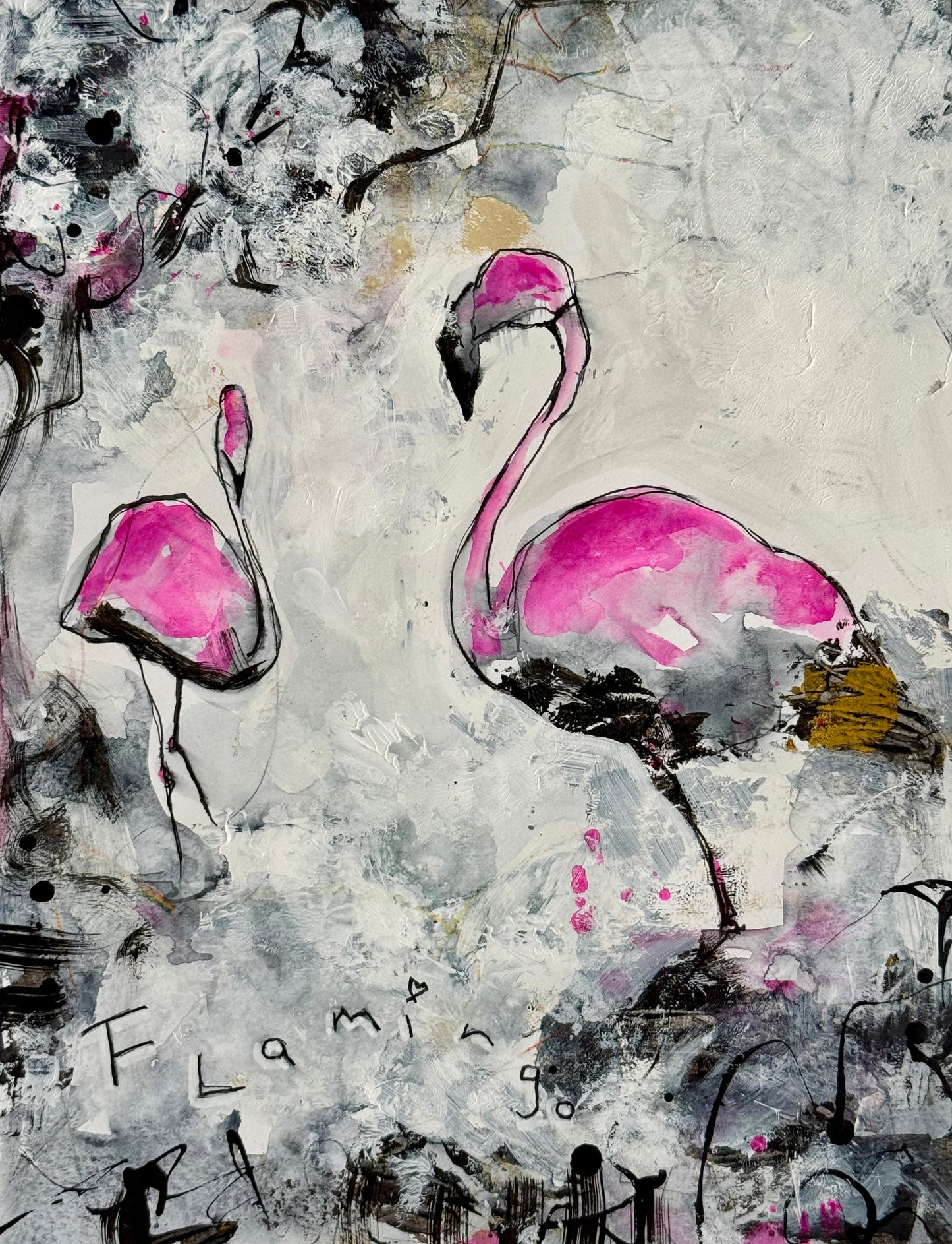 Pretty in Pink | 11”x14” | Original Art | Unframed