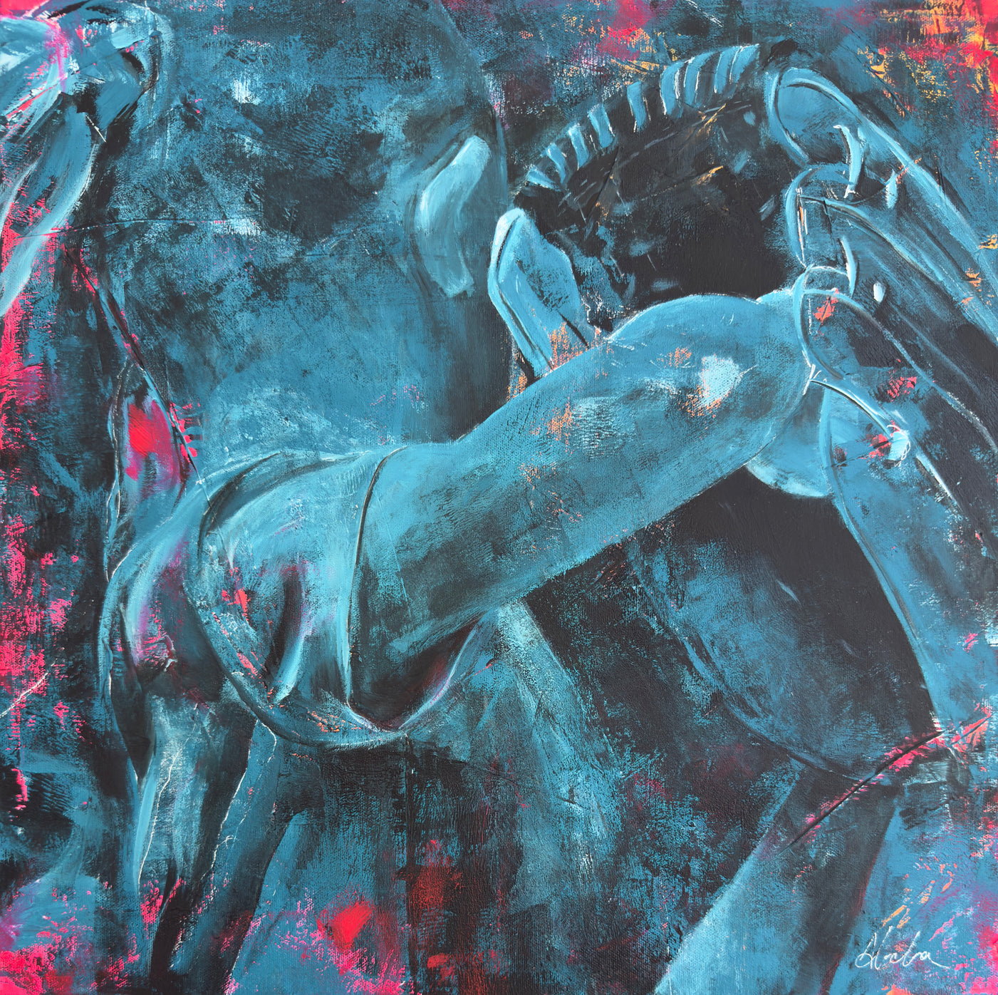 What We Carry | 20”x20” | Original Painting | Ready to Hang