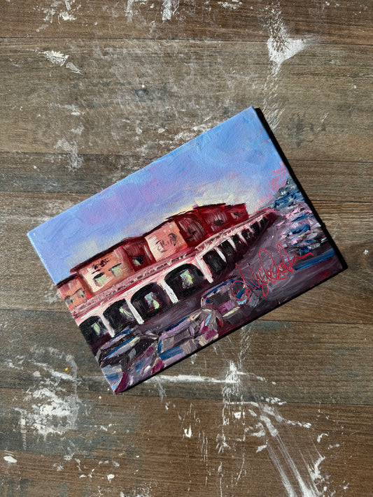 Dealership - Original Painting Study - 5”x7”