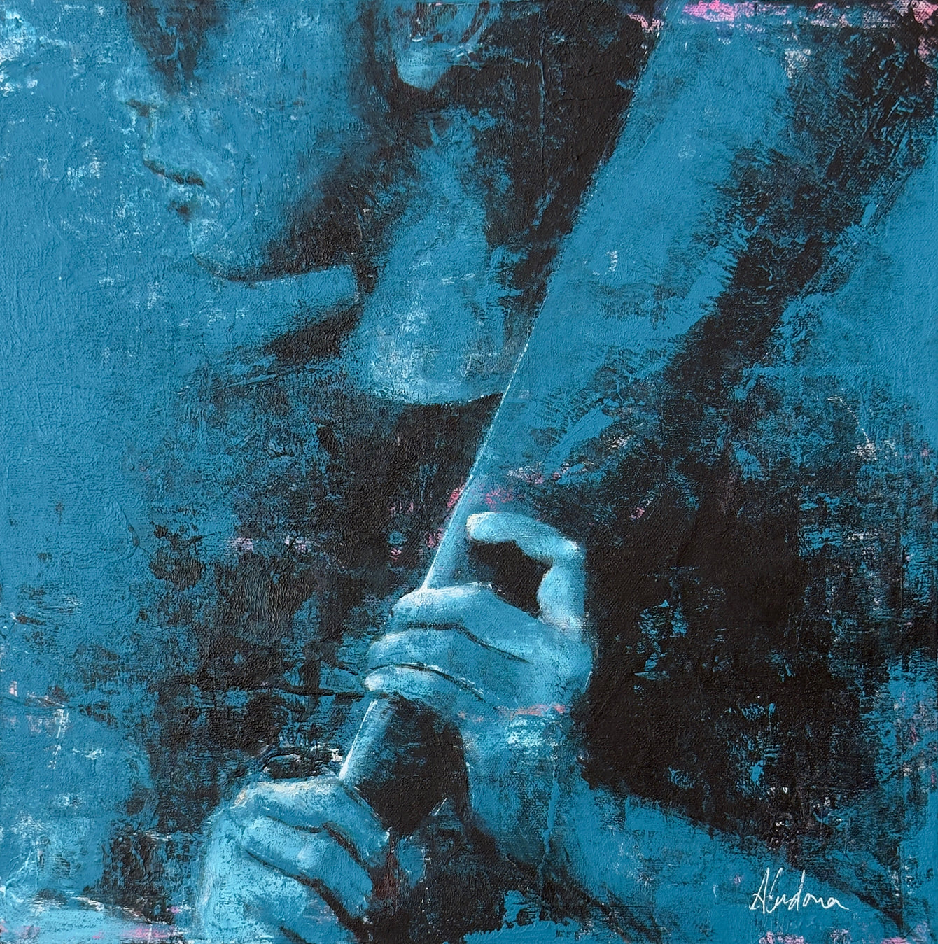 Before She Knew | 16”x16” | Original Painting | Ready to Hang