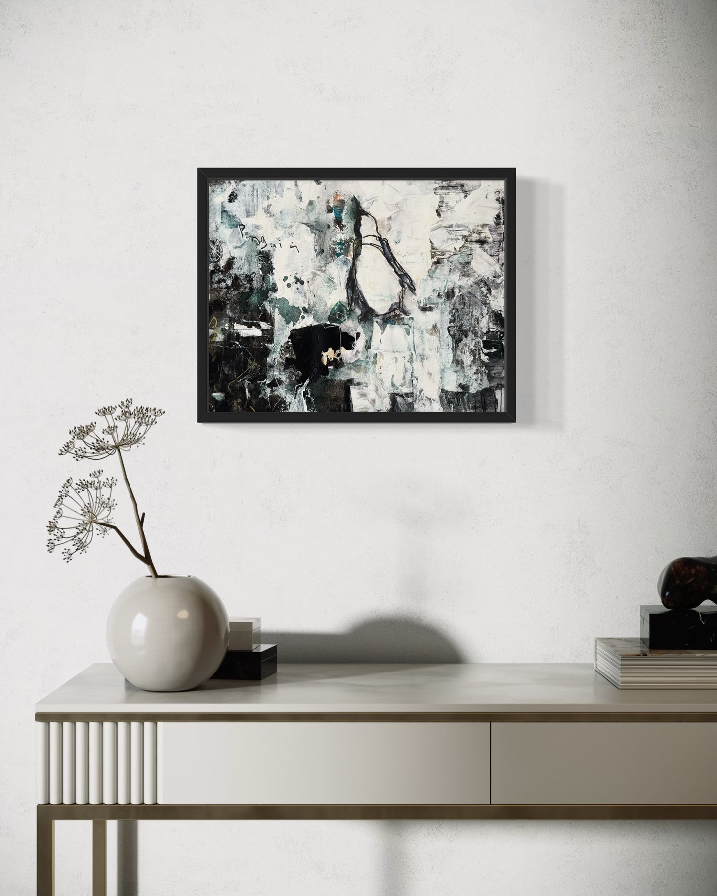 Penguin | 11”x14” | Original Art | Unframed
