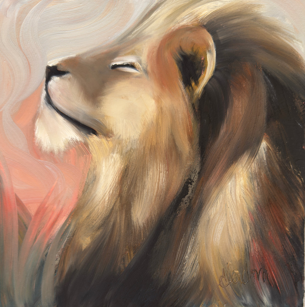 At Peace | 8”x8” | Original Art | Ready to Hang