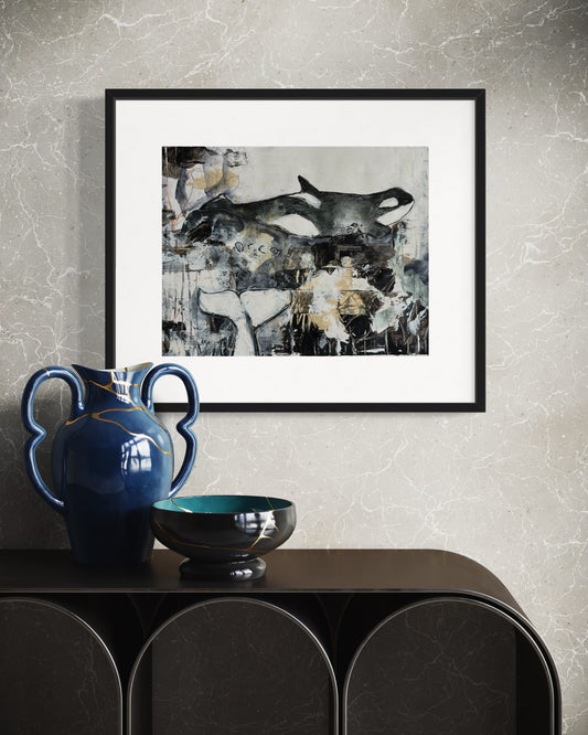 Black and White | 11”x14” | Original Art | Unframed