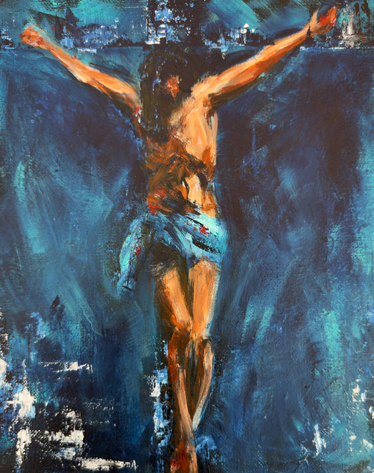 Divine Sacrifice | 8”x10” | Original Art | Framed