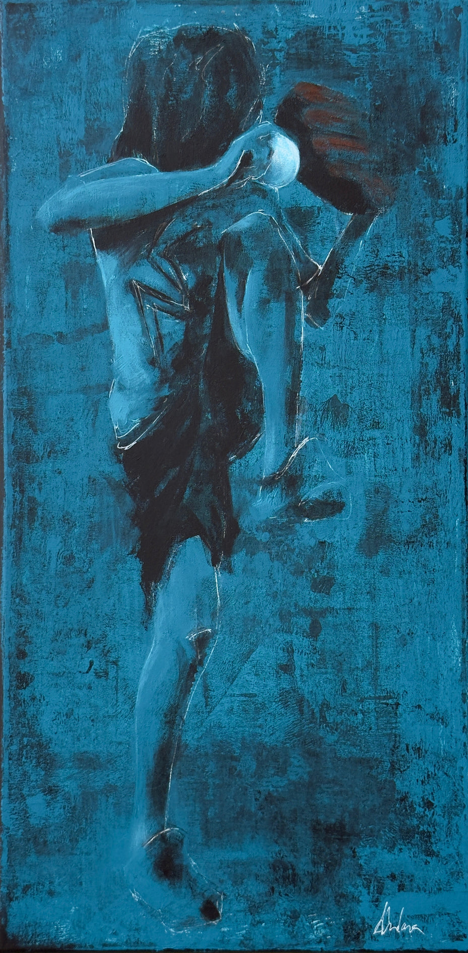 The Moment Between | 24”x12” | Original Painting | Ready to Hang