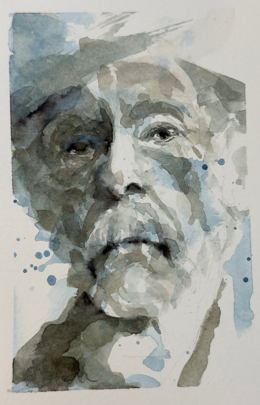 No. 4 - Between Then and Now | 6”x4” | Original Art | Framed