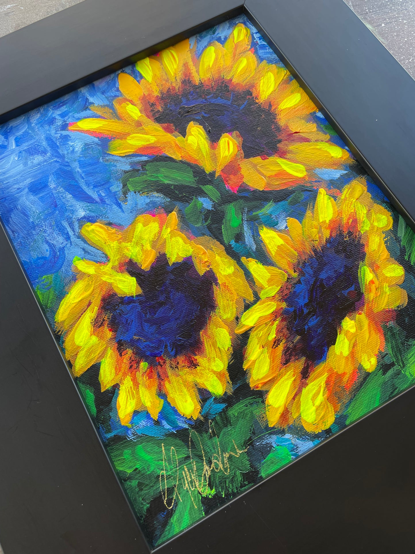 Sunflower Summer, 8”x10”, 2025