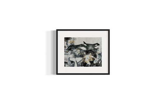 Black and White | 11”x14” | Original Art | Unframed