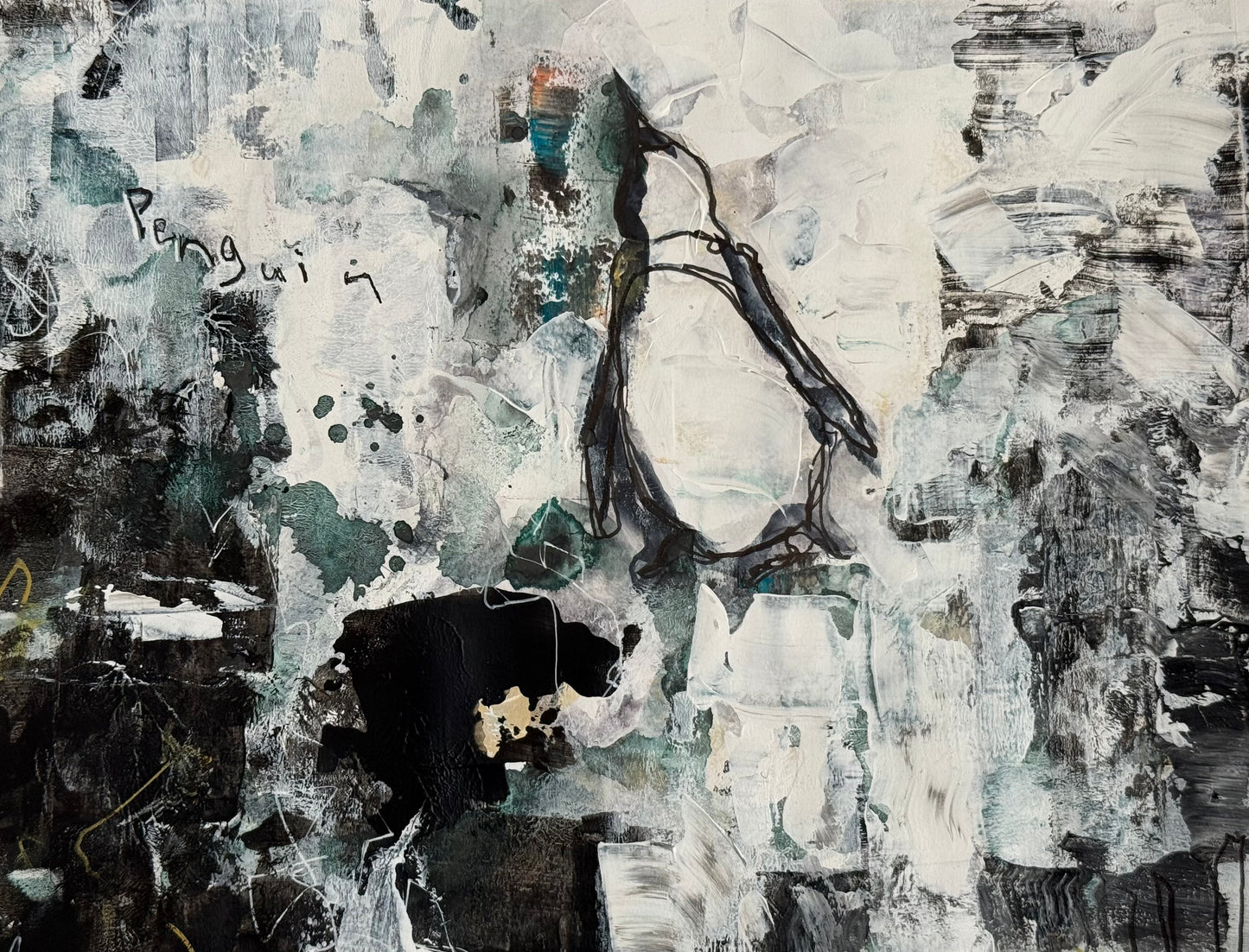 Penguin | 11”x14” | Original Art | Unframed