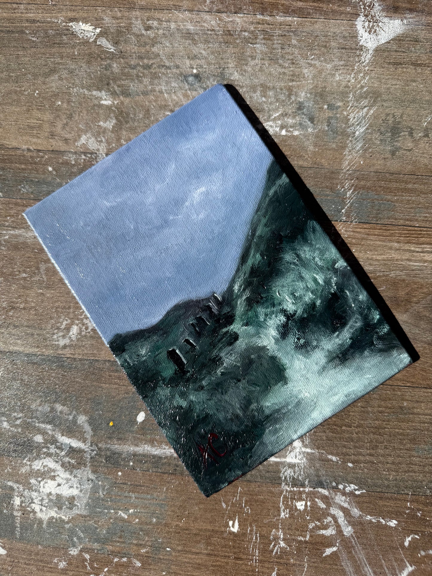 Beach Path - Original Painting Study - 5”x7”