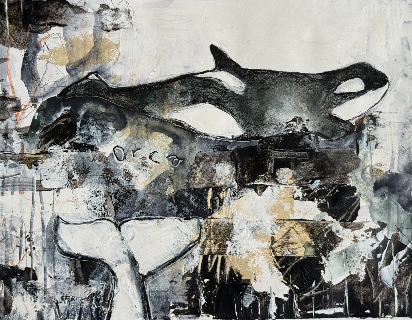 Black and White | 11”x14” | Original Art | Unframed