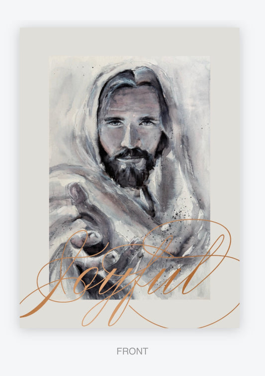 “A Note from the Heart” - The Christ - Collectible Art  Card