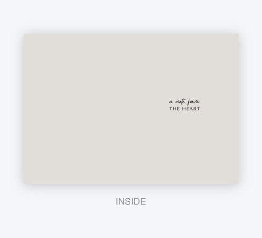 “A Note from the Heart” - The Christ - Collectible Art  Card