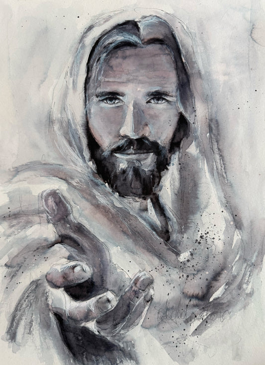 The Christ - Fine Art Print - Original Watercolor Painting